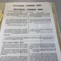 School Crisis 1961